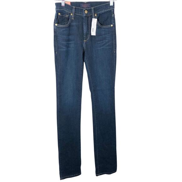 James Jeans NWT Women's Hunter Kensington Skinny High Rise Straight Leg Jeans 26 - Picture 1 of 10
